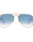 Ray-Ban RB3025 001/3F Aviator Large Metal Gold Medium Gradient Sunglasses