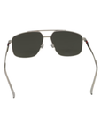 Gucci GG1676S 001 Silver Frame with Dark Grey Lens Sunglasses