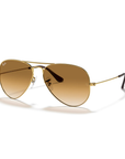 Ray-Ban RB3025 001/51 Aviator Gold Frame with Brown Lens Sunglasses