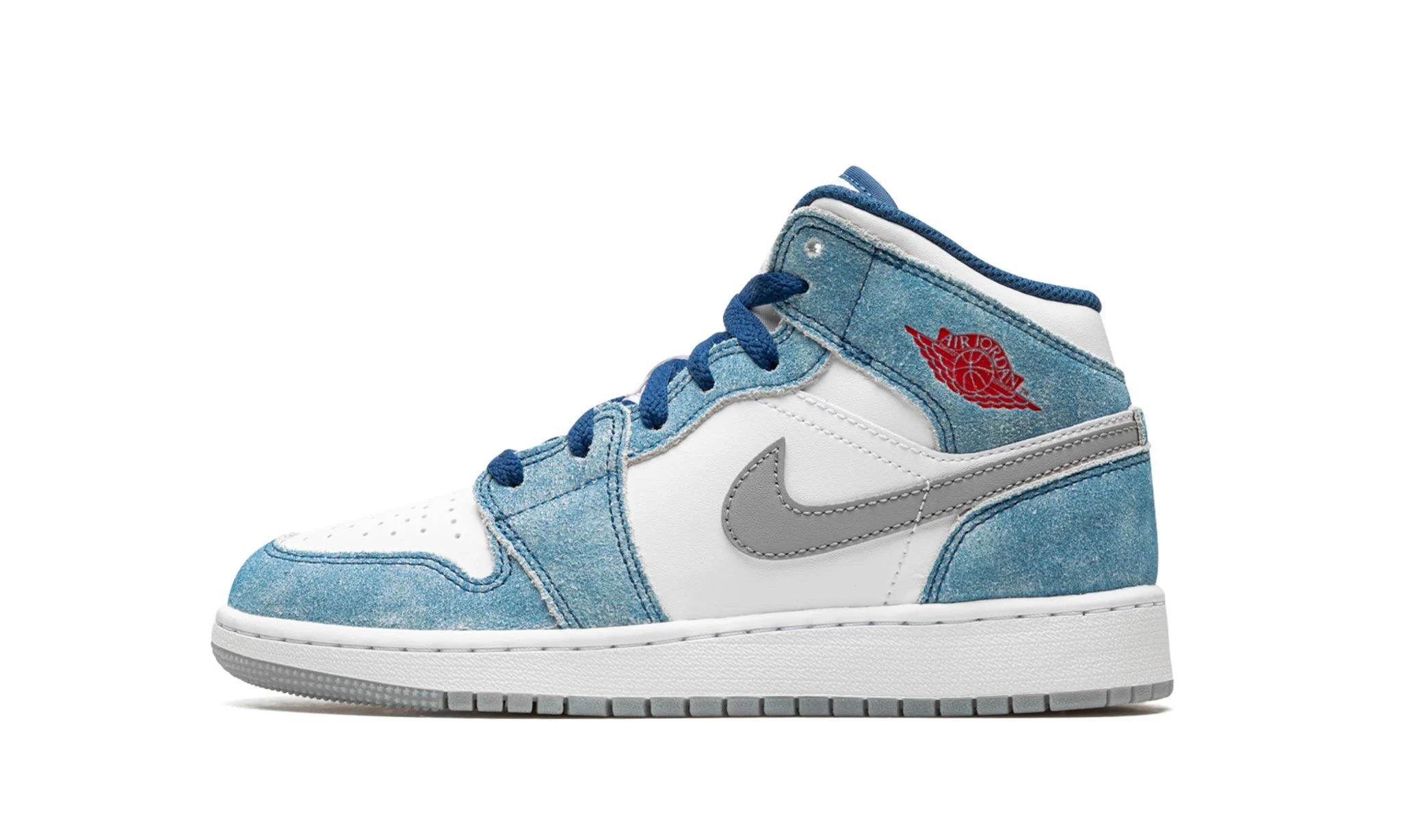 Air Jordan 1 Mid SE "French Blue Light Steel" (GS)