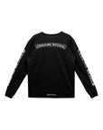 Chrome Hearts Scroll Logo Long sleeve Pocket T-shirt - Black