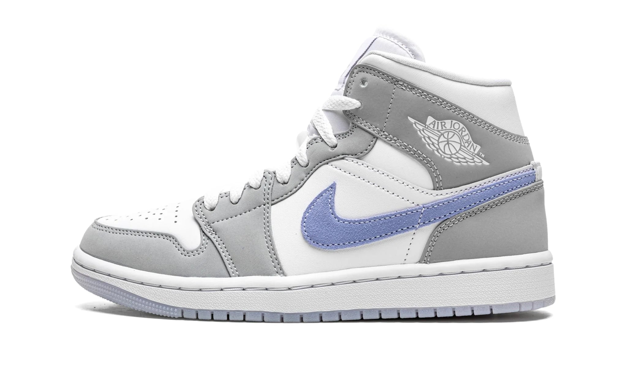 Jordan 1 Mid Wolf Grey Aluminum (Women's)