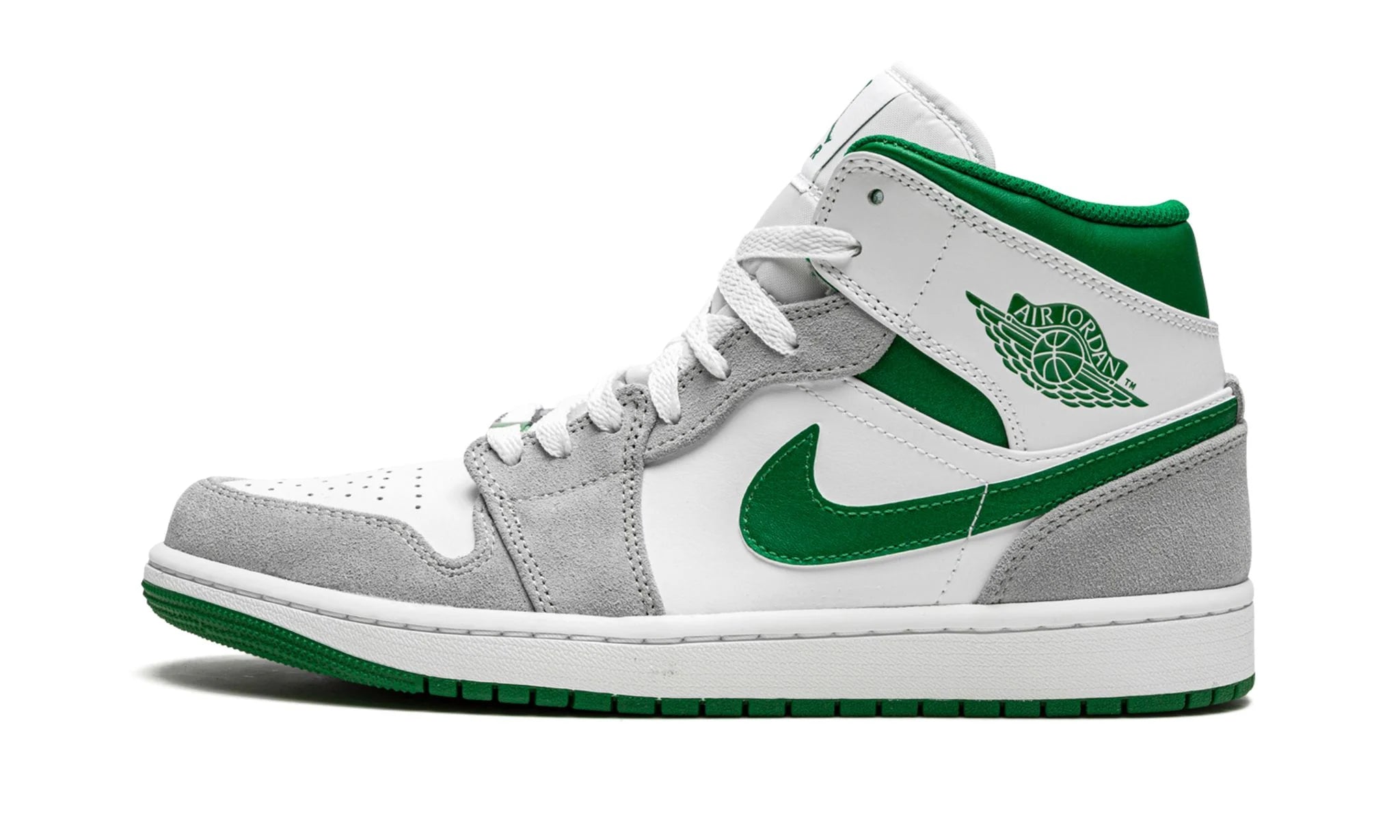 Air Jordan 1 Mid "Pine Green - White"