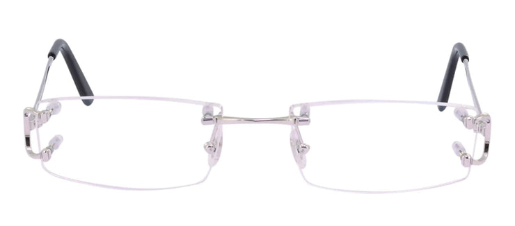 Cartier Sunglasses SIlver Frame CLEAR LENSE