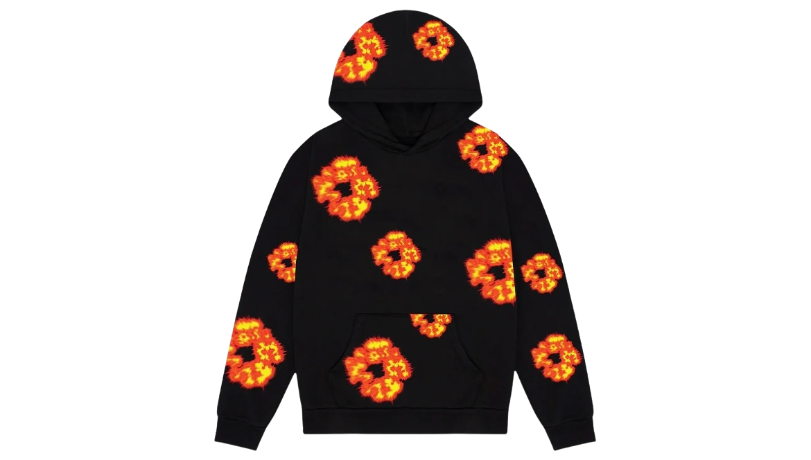 Offset x Denim Tears Wreath Hoodie Black