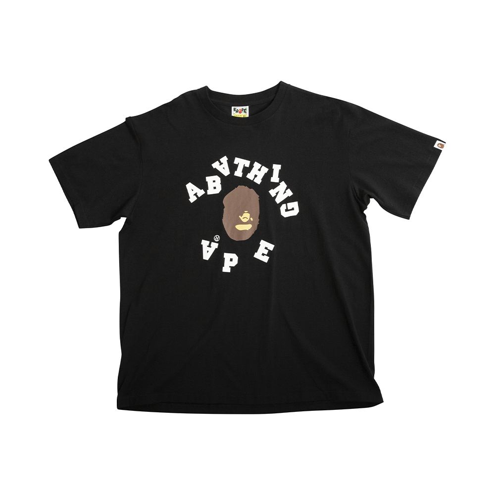 Bathing Ape Broken College Tee Black