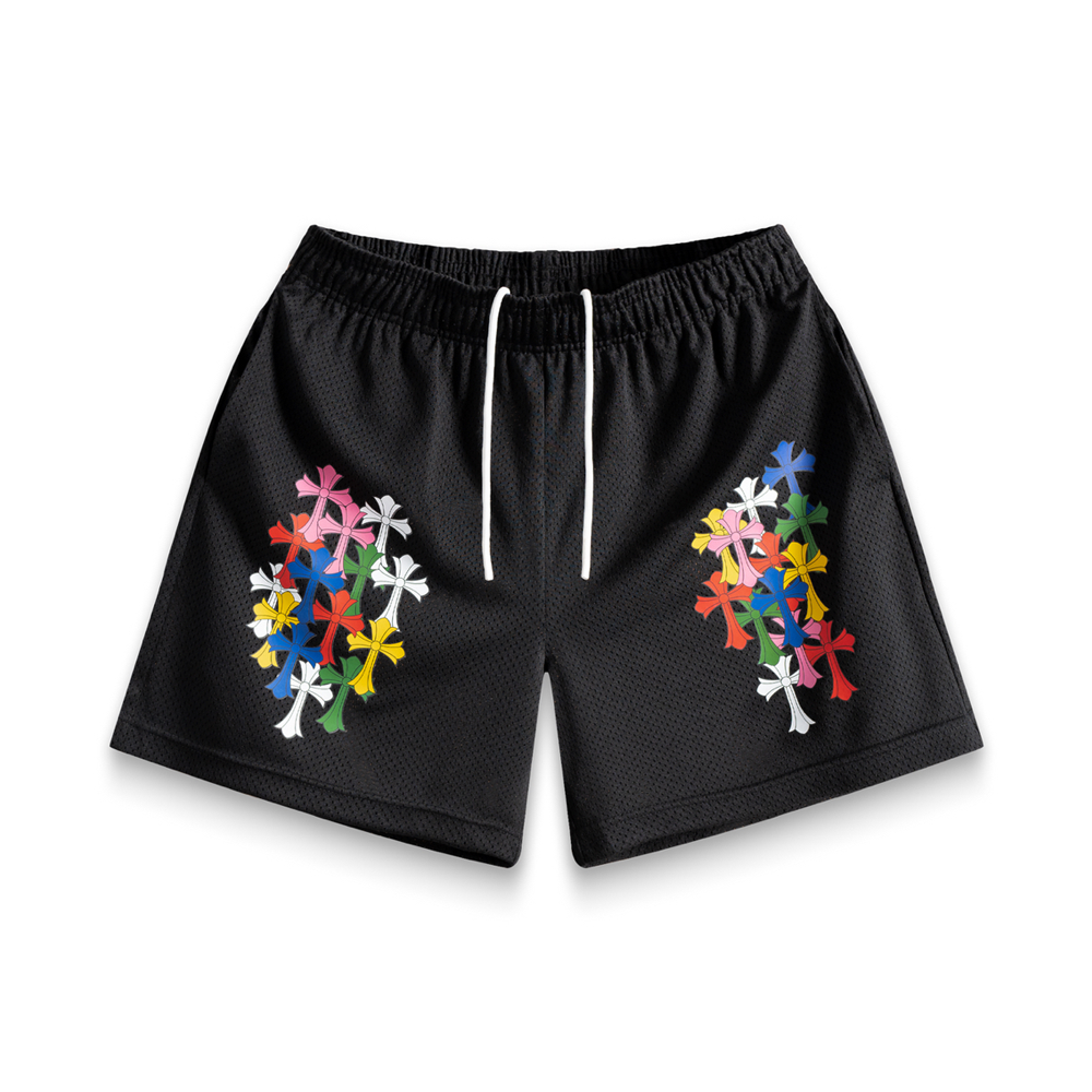 Bravest Studios Shorts Black Multiple Print