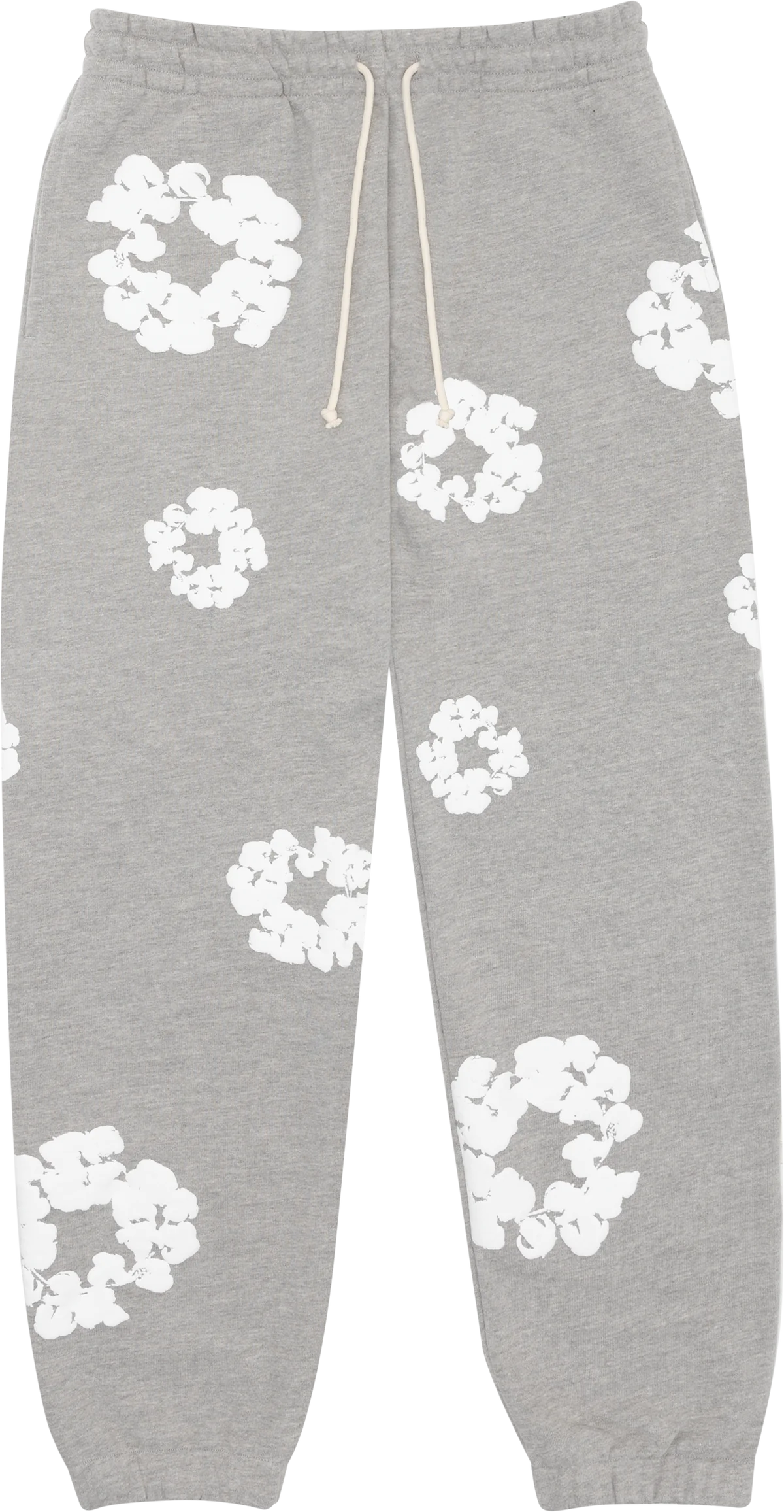 Denim Tears Cotton Wreath Sweatpants Grey/White