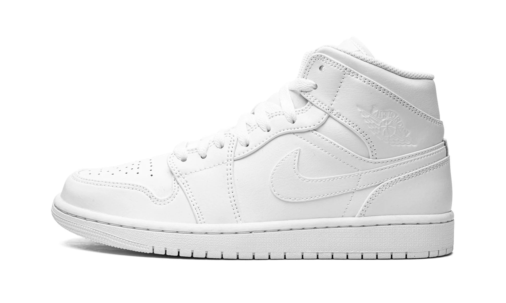 Air Jordan 1 Mid Triple White (GS)