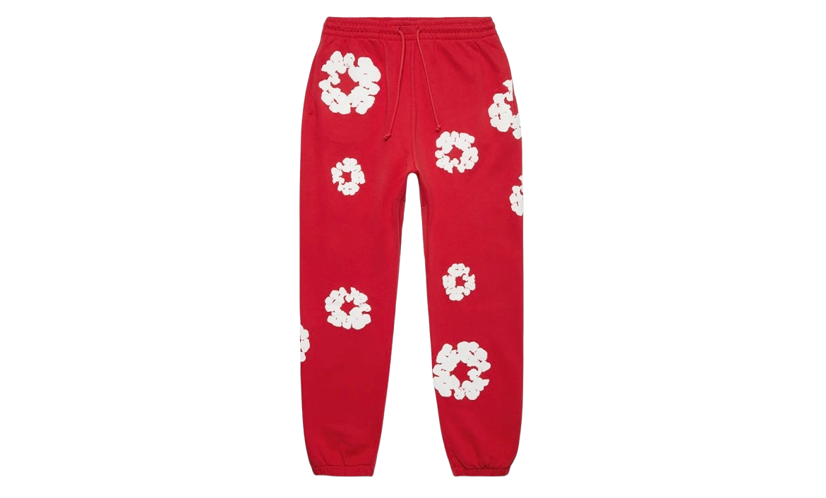 Denim Tears The Cotton Wreath Sweatpant Red