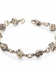 Chrome Hearts "Dice + Crossballs Bracelet"