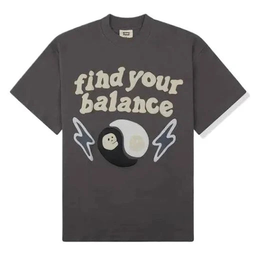 Broken Planet Find Your Balance Ash Grey T Shirt