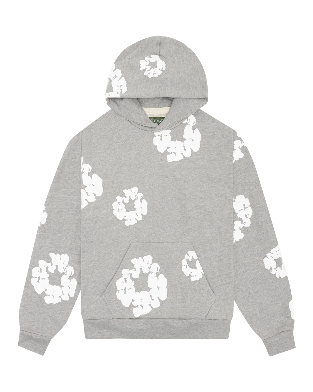 Denim Tears Cotton Wreath Hoodie Grey/White