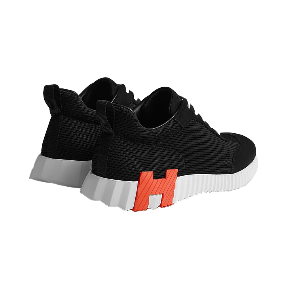 Hermes bouncing sneaker black / orange logo