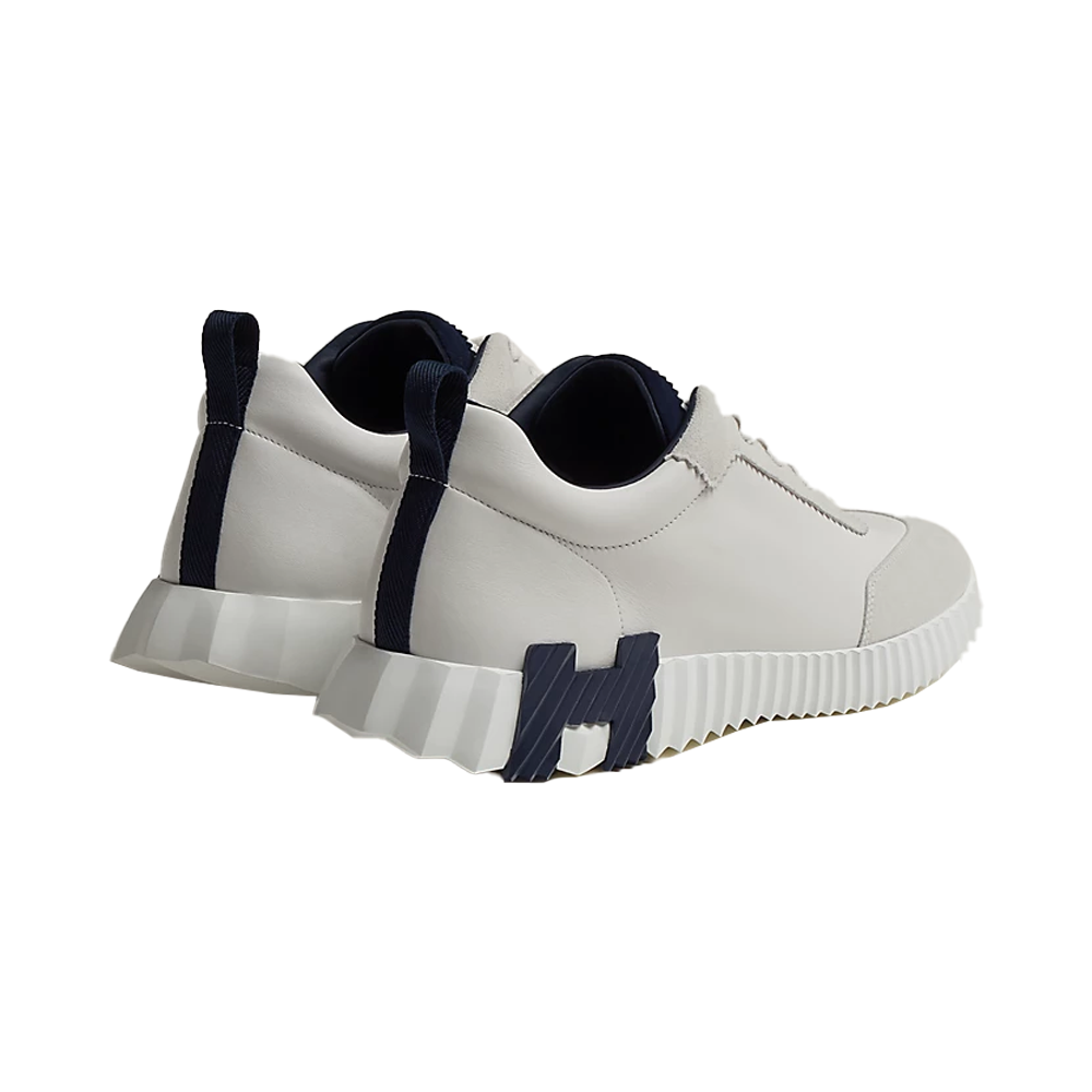 Hermes bouncing sneaker white / black logo