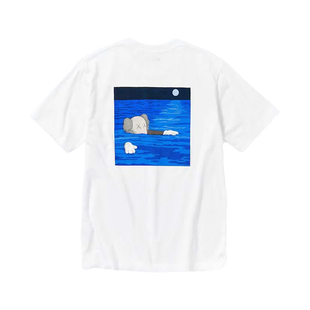 Kaws x Uniqlo UT Short Sleeve Graphic T-Shirt White Blue