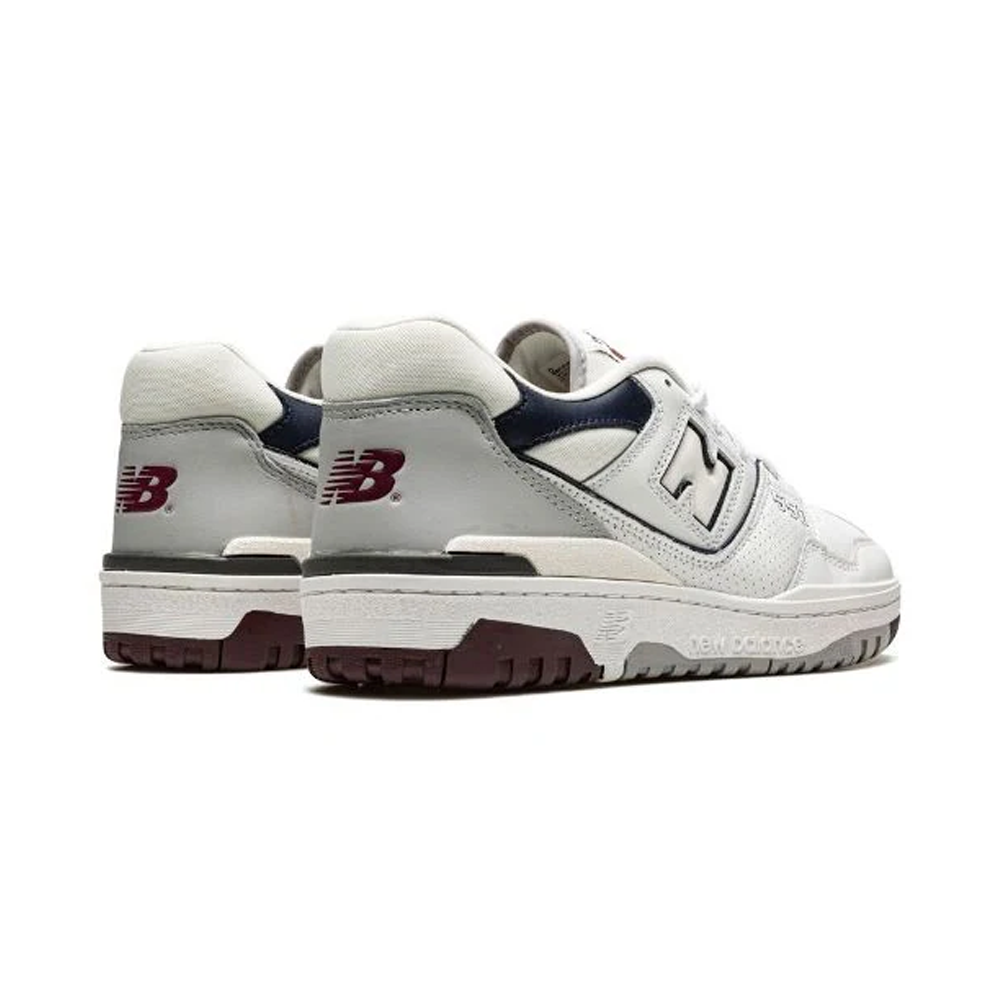 New Balance 550 White Natural Indigo Burgundy