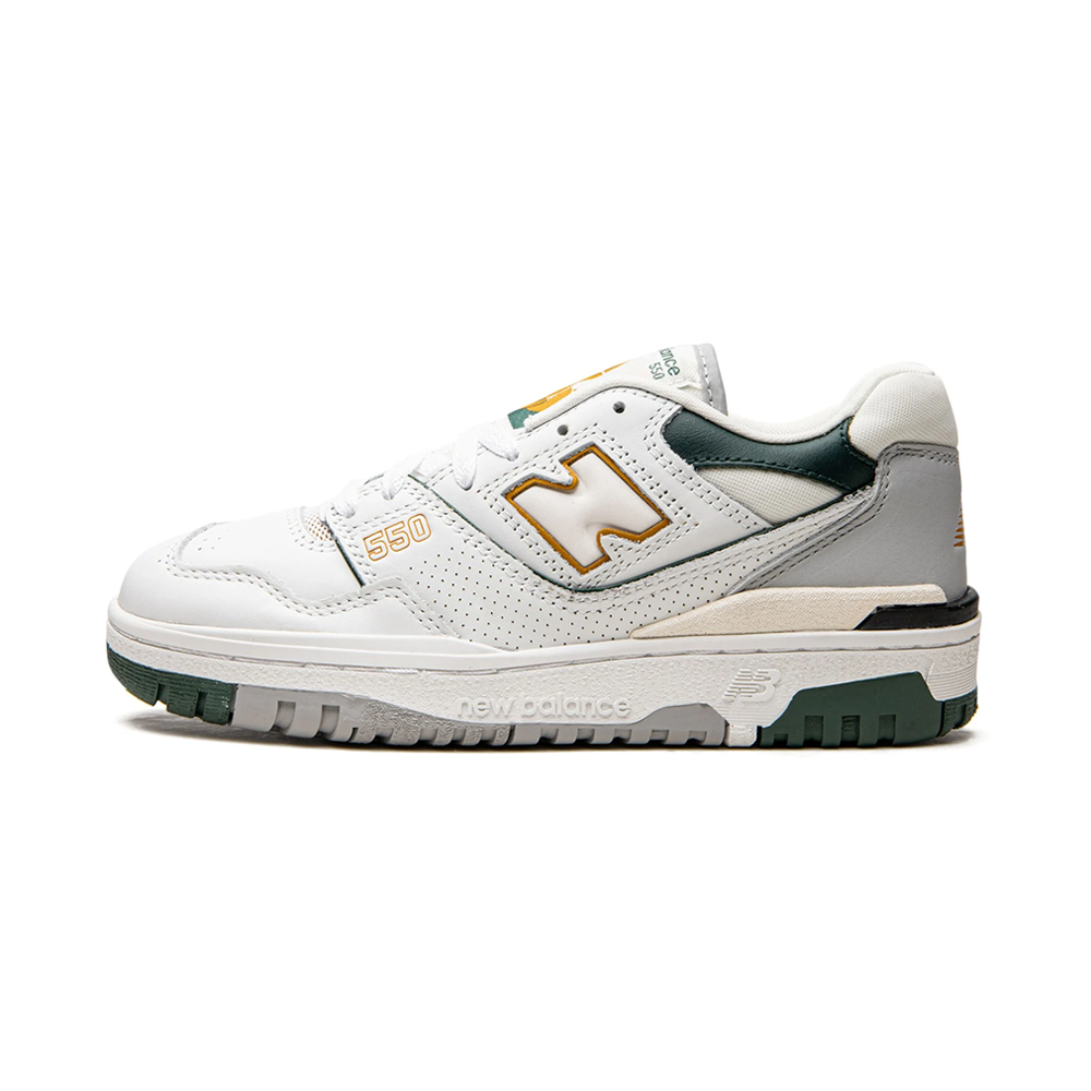 New Balance 550 White Nightwatch Green