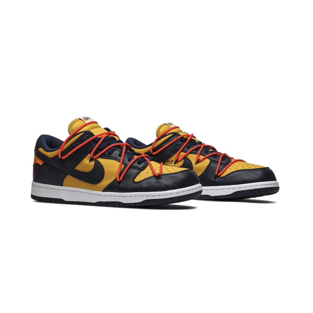 Nike Dunk Low Off-White University Gold Midnight Navy