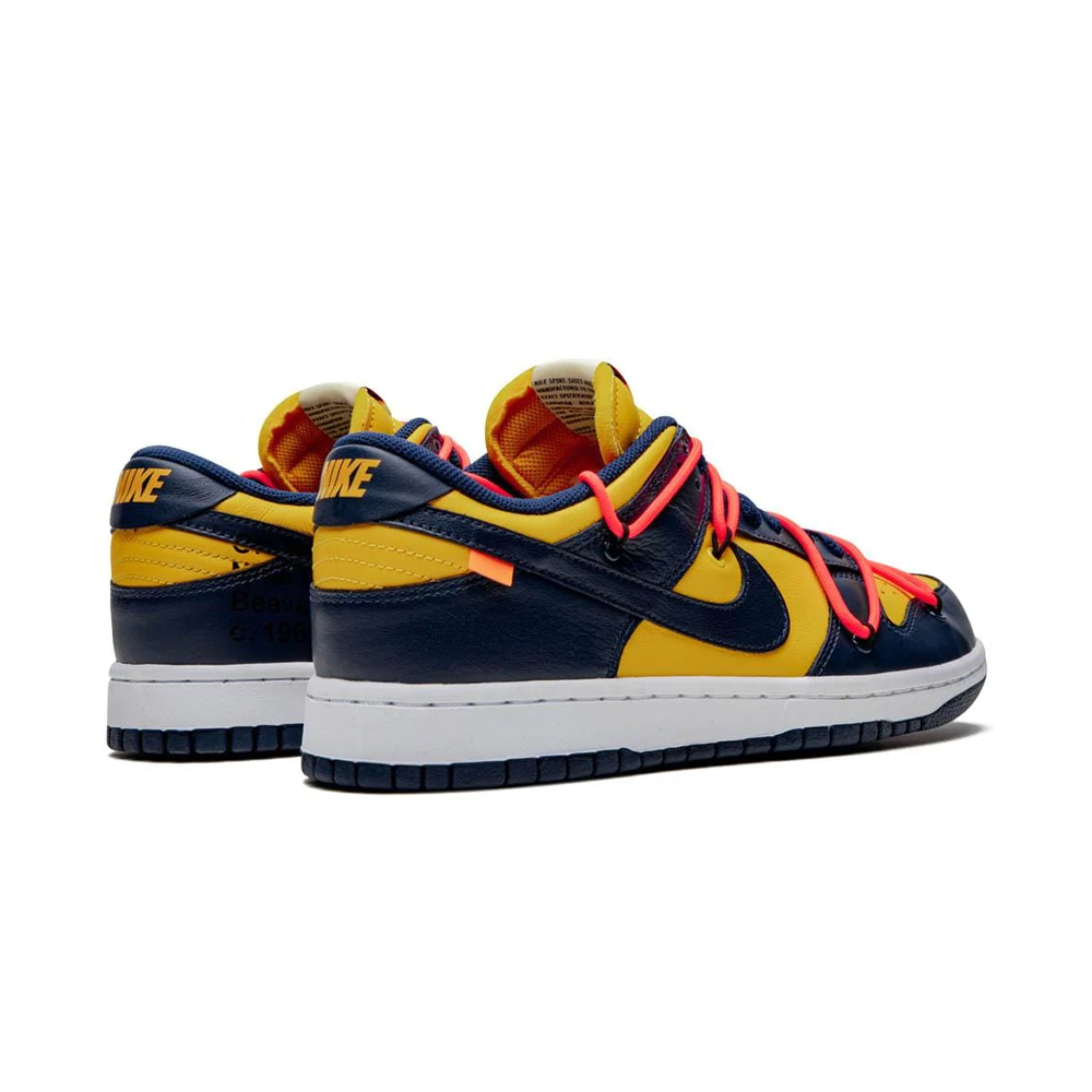 Nike Dunk Low Off-White University Gold Midnight Navy