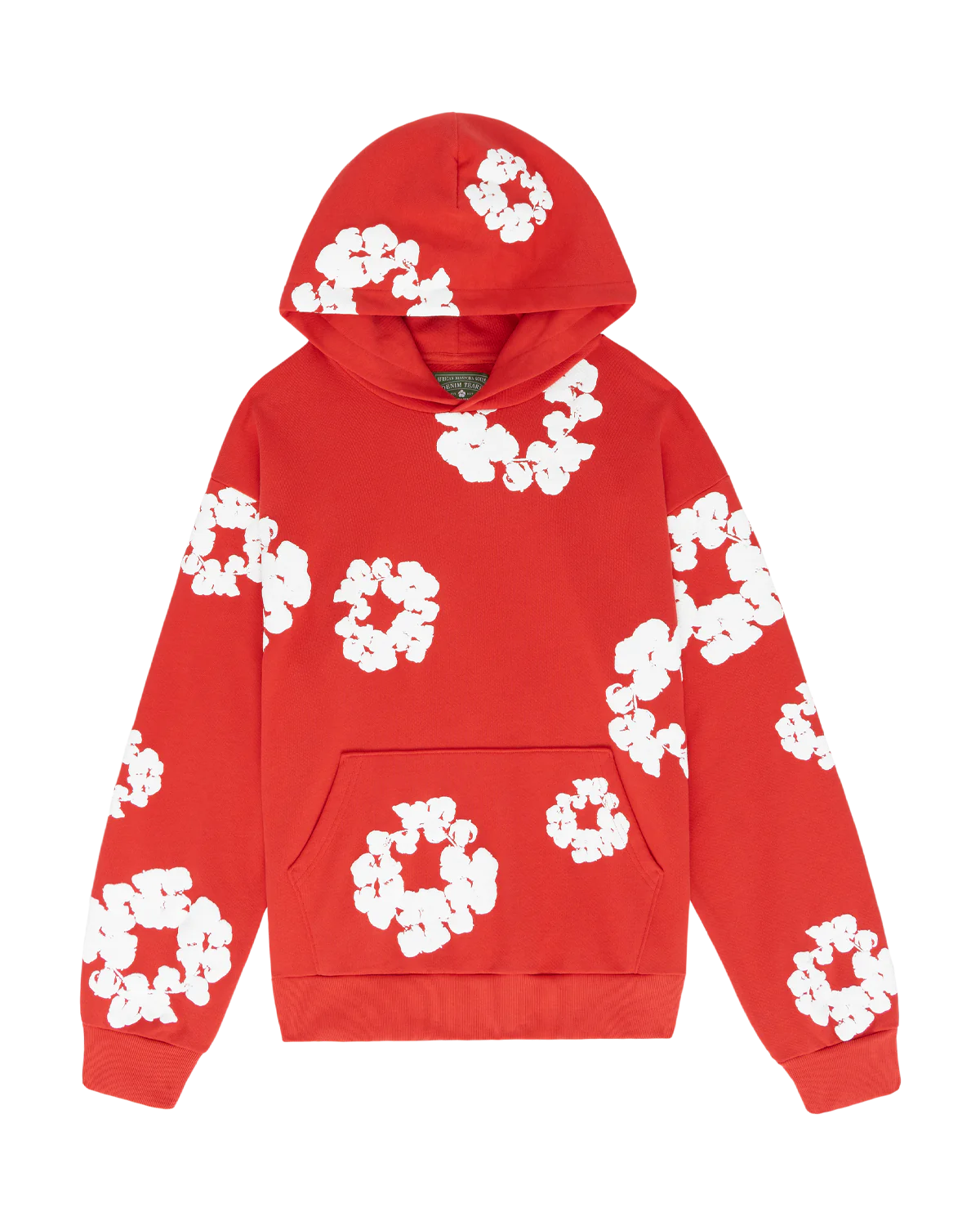 Denim Tears Cotton Wreath Hoodie Red