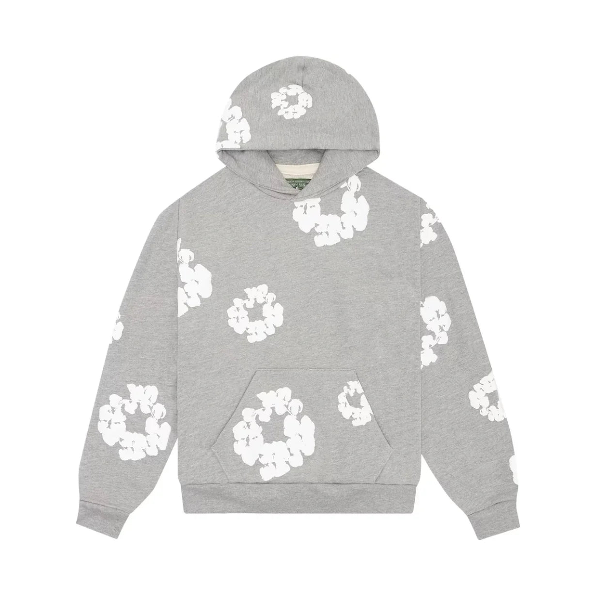 Denim Tears Cotton Wreath Hoodie Grey/White