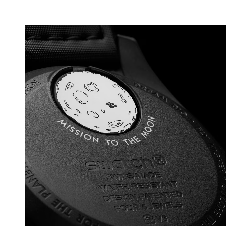 Swatch x Omega x Snoopy Black - Mission to the Moonphase - New Moon