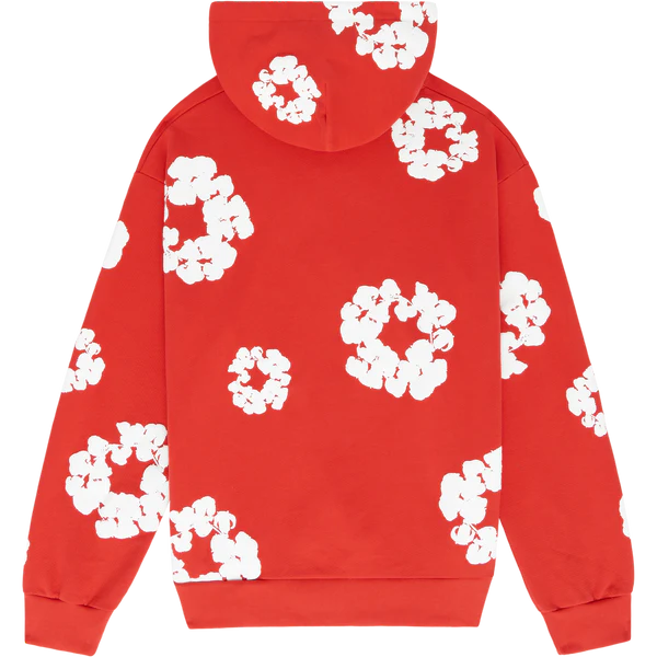 Denim Tears Cotton Wreath Hoodie Red