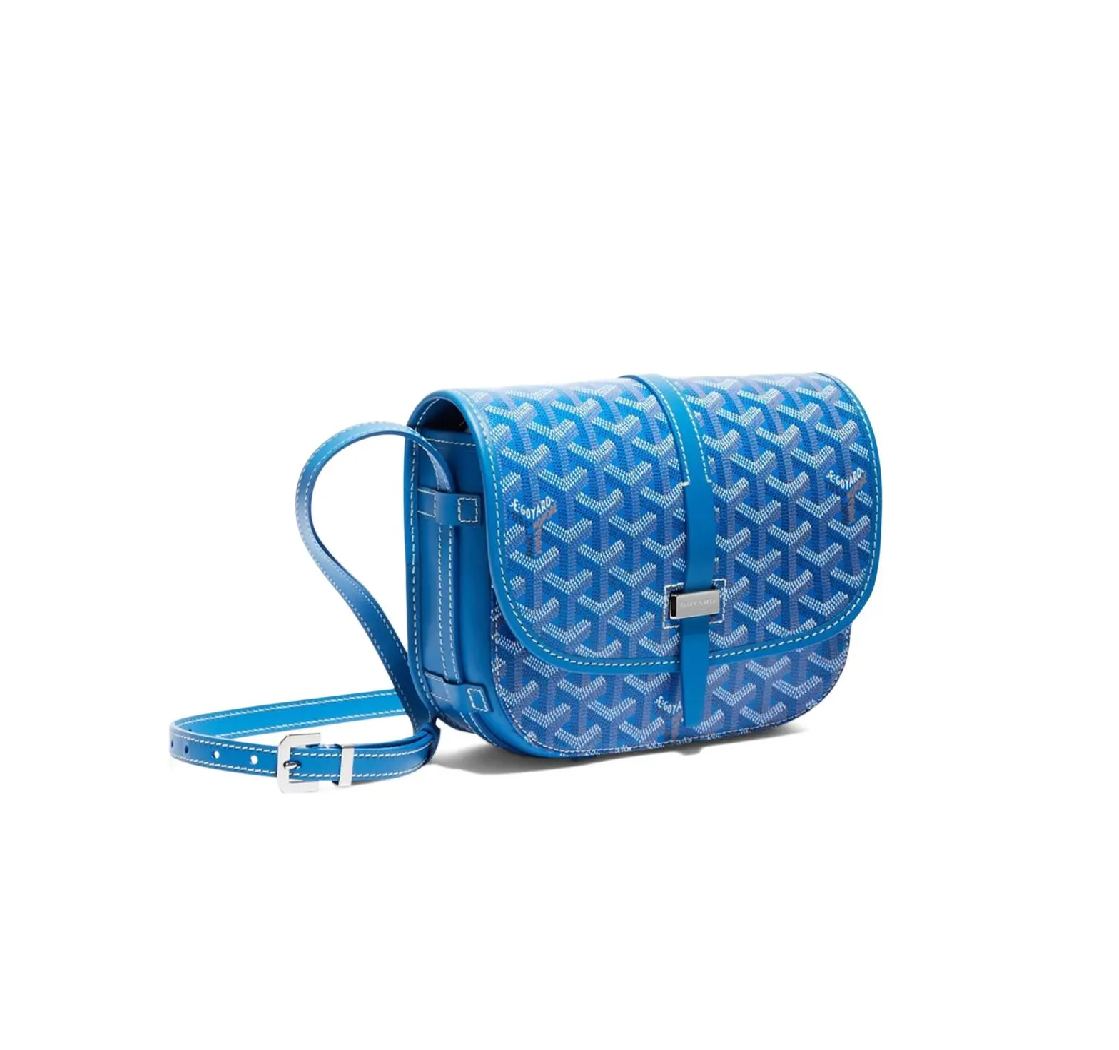 Goyard Belvedere PM Sling Bag Sky Blue