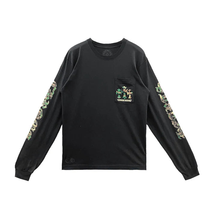 Chrome Hearts Camo Triple Cross Horseshoe Long Sleeve