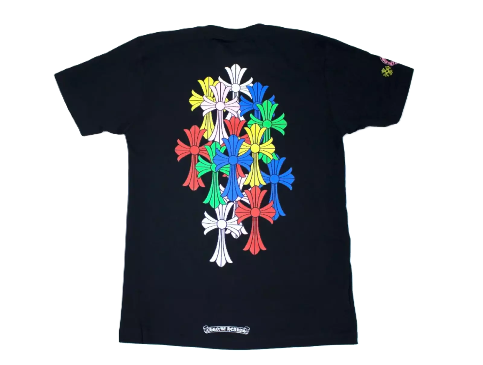 Chrome Hearts Multi Color Cross Cemetery T-shirt Black