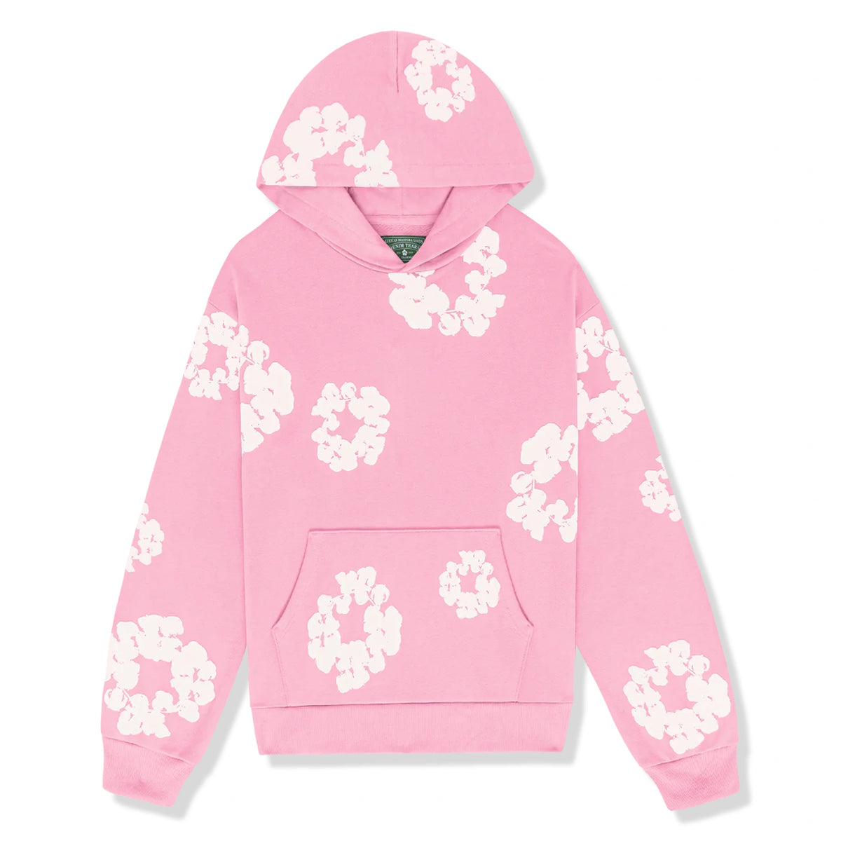 Denim Tears Cotton Wreath Hoodie Pink/White