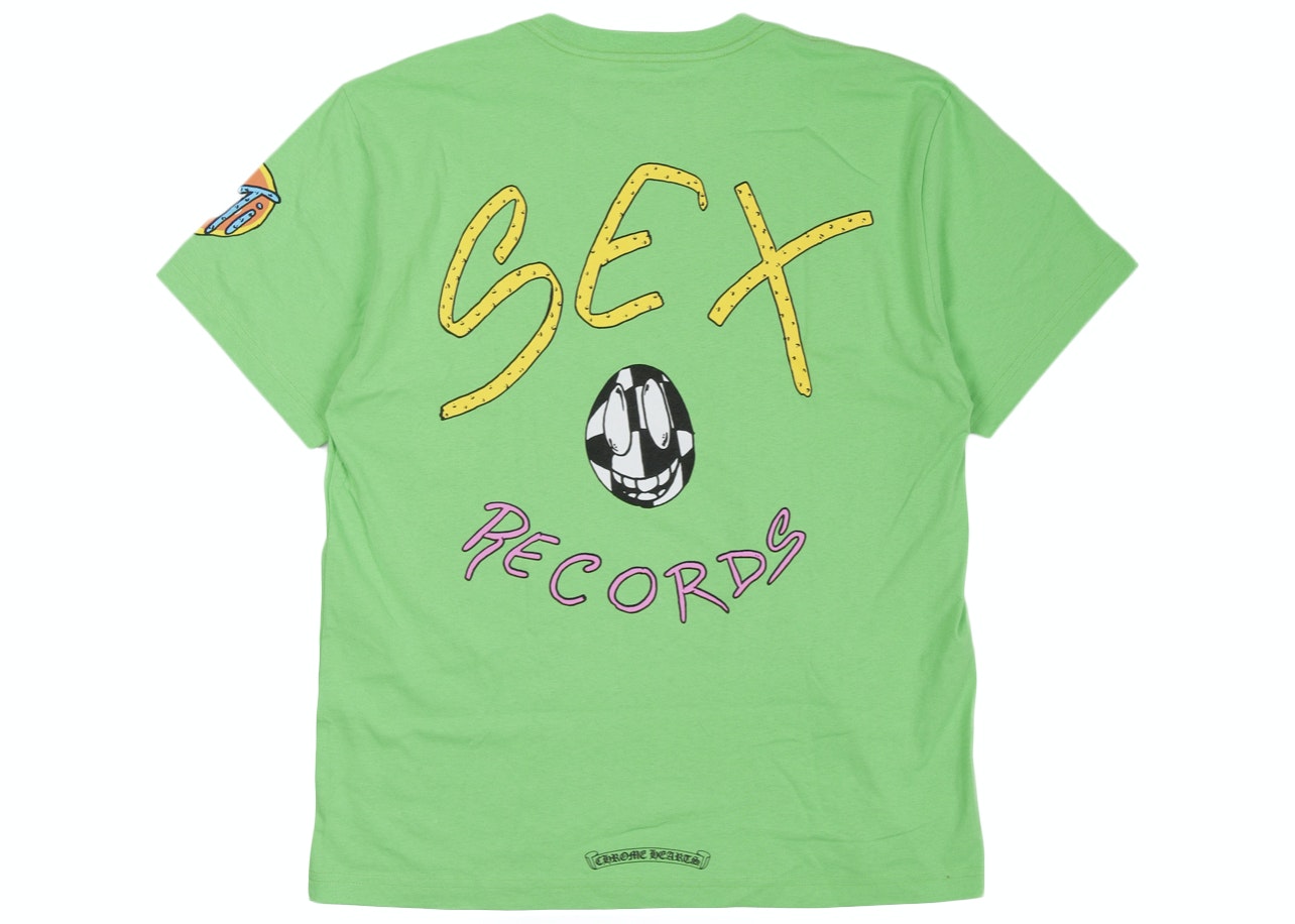 Chrome Hearts Matty Boy Sex Records T-shirt Citrus