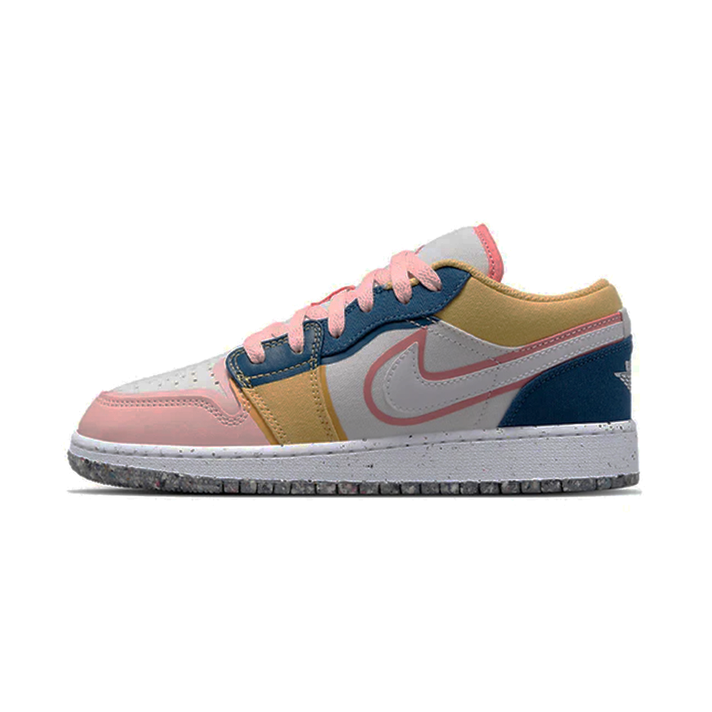 Air Jordan 1 Low SE Multi Canvas (GS)