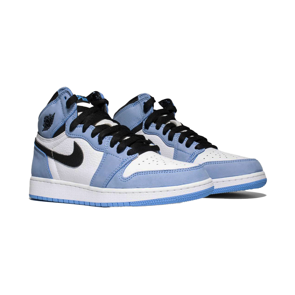 Air Jordan 1 Retro High White University Blue Black (GS)