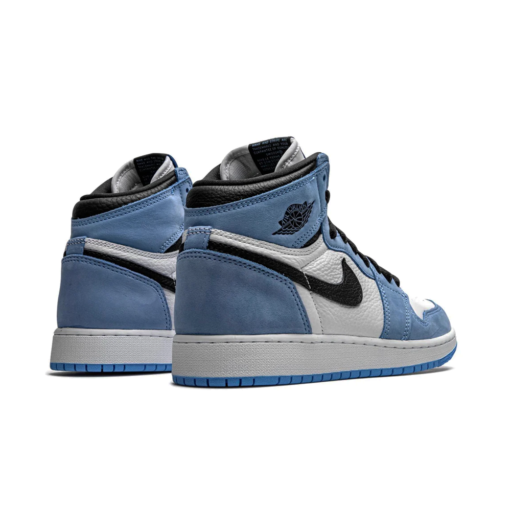 Air Jordan 1 Retro High White University Blue Black (GS)