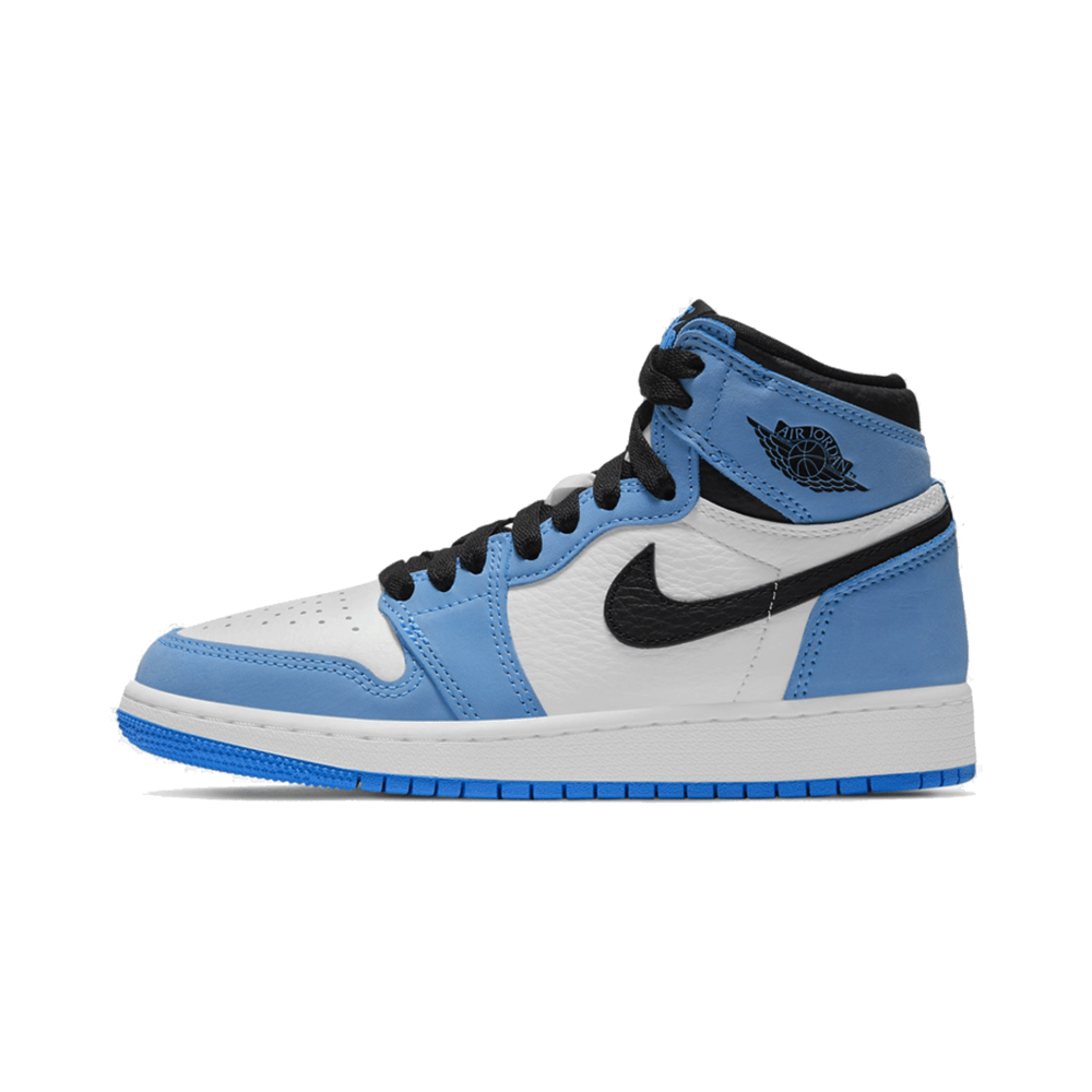 Air Jordan 1 Retro High White University Blue Black (GS)