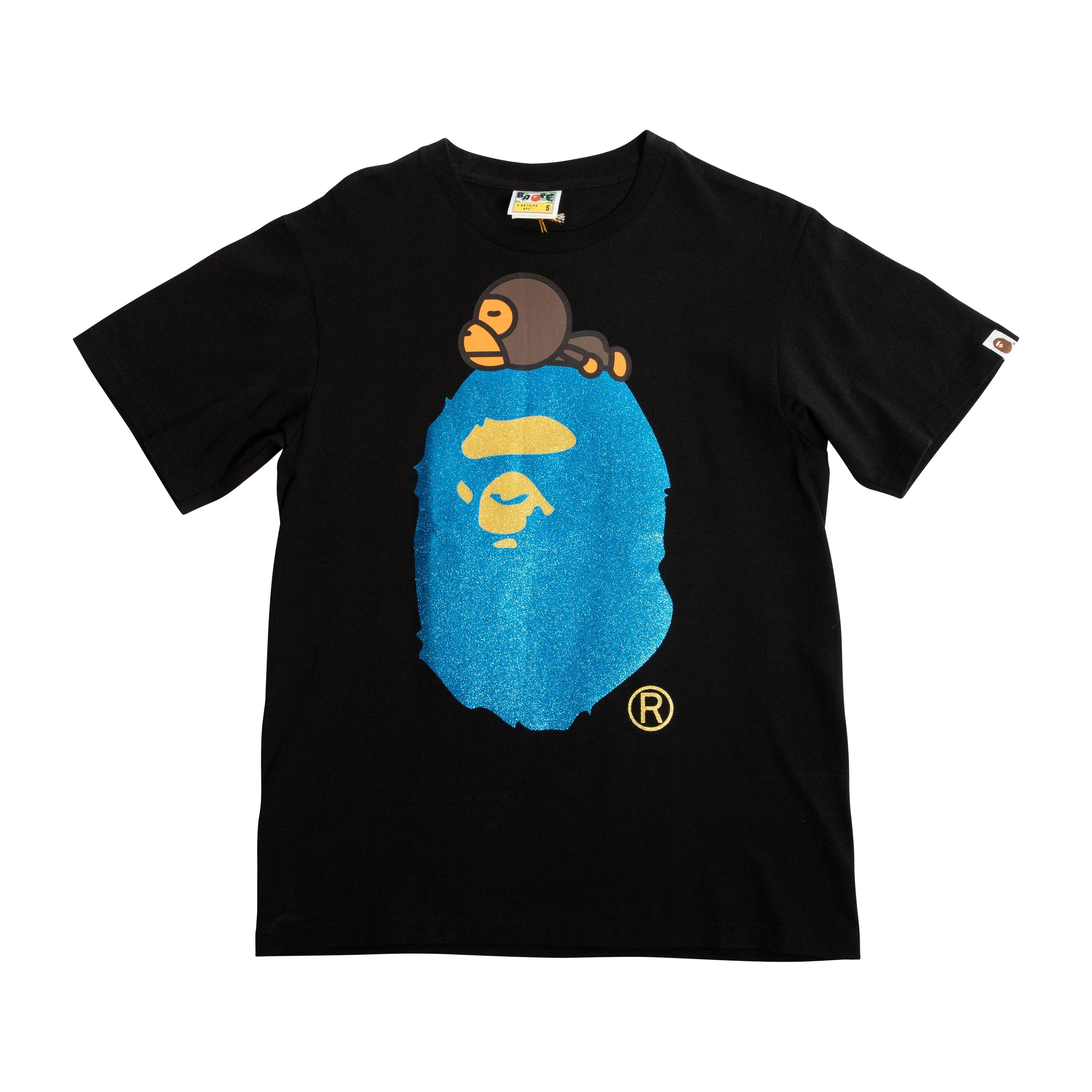 Bathing Ape "Glitter Head" T-shirt