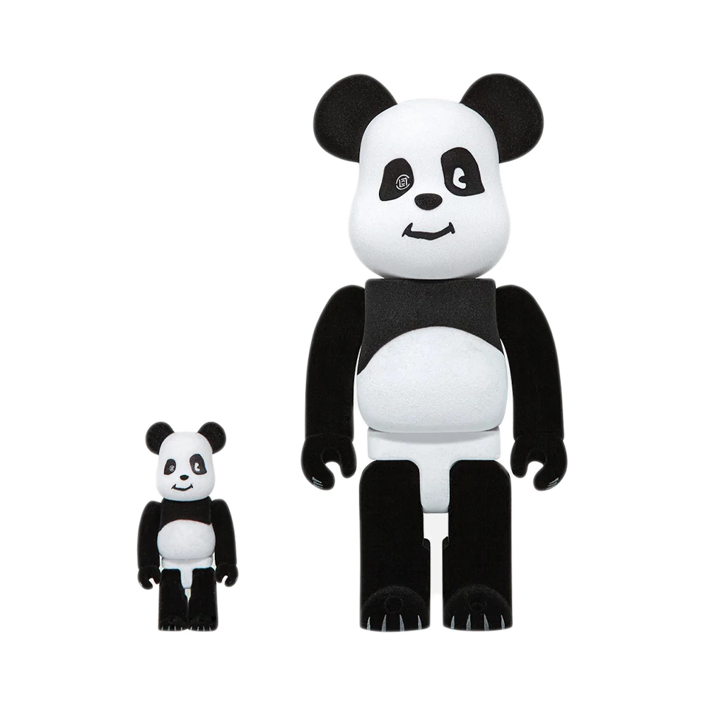 Bearbrick CLOT Panda Set 400% & 100%