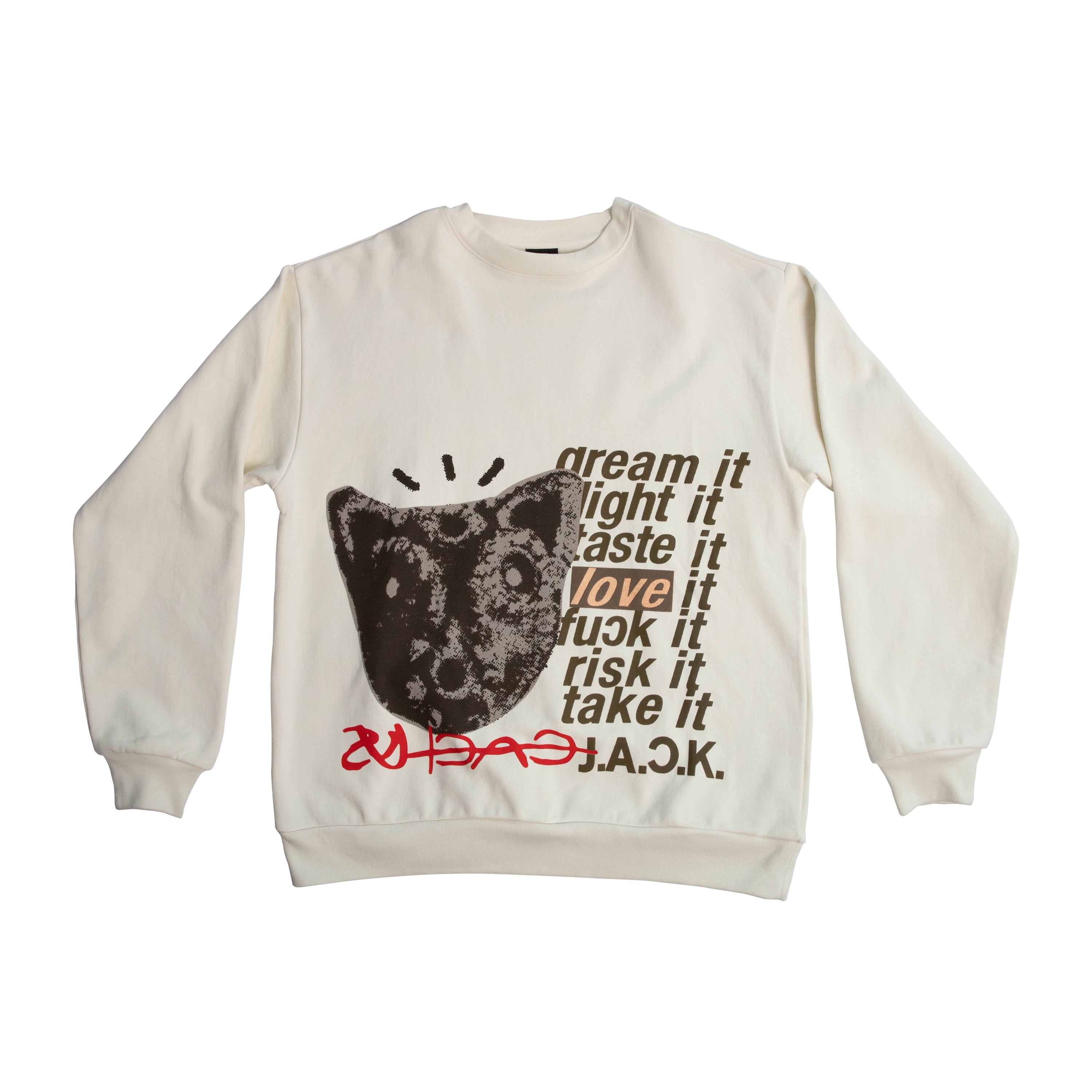 Cactus Jack Dream Light Waste Crewneck Pullover