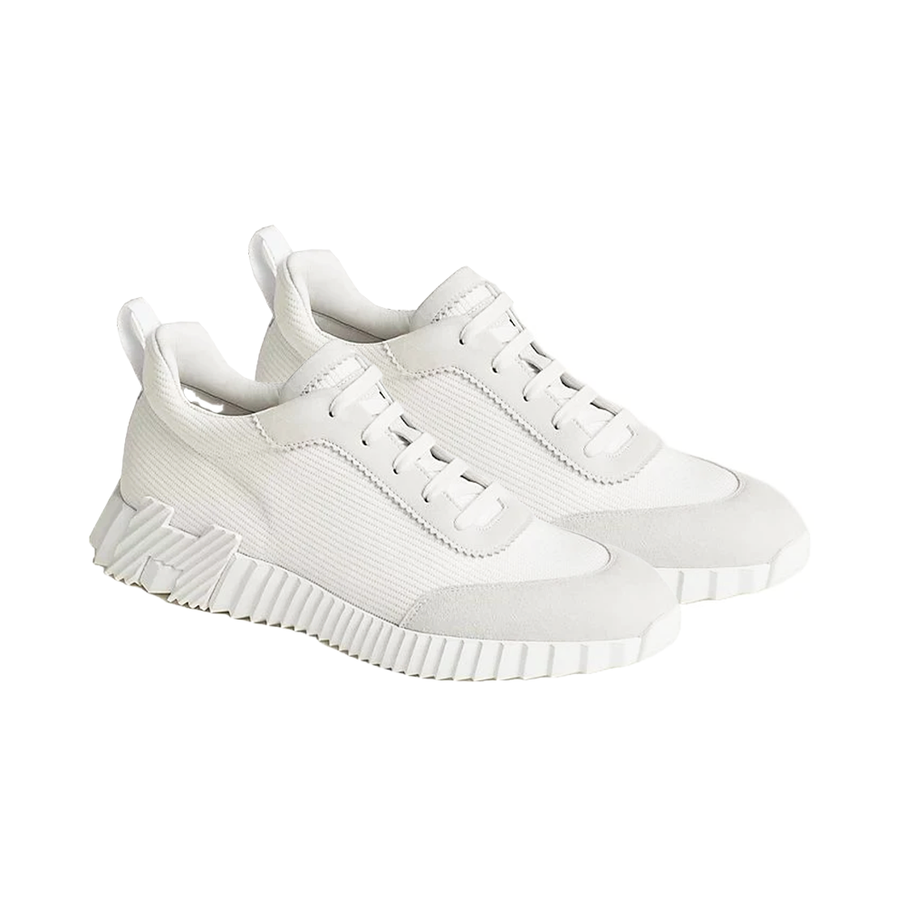 Hermes Bouncing Handmade Sneaker Triple White