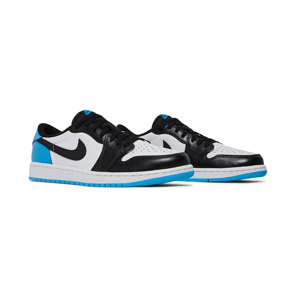 Jordan 1 Retro Low OG Black Dark Powder Blue