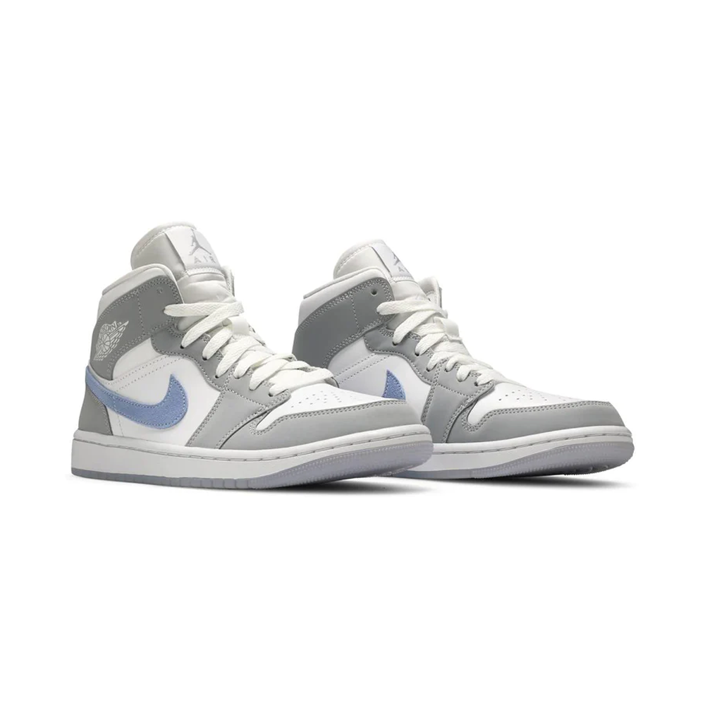 Jordan 1 Mid Wolf Grey Aluminum (Women's)