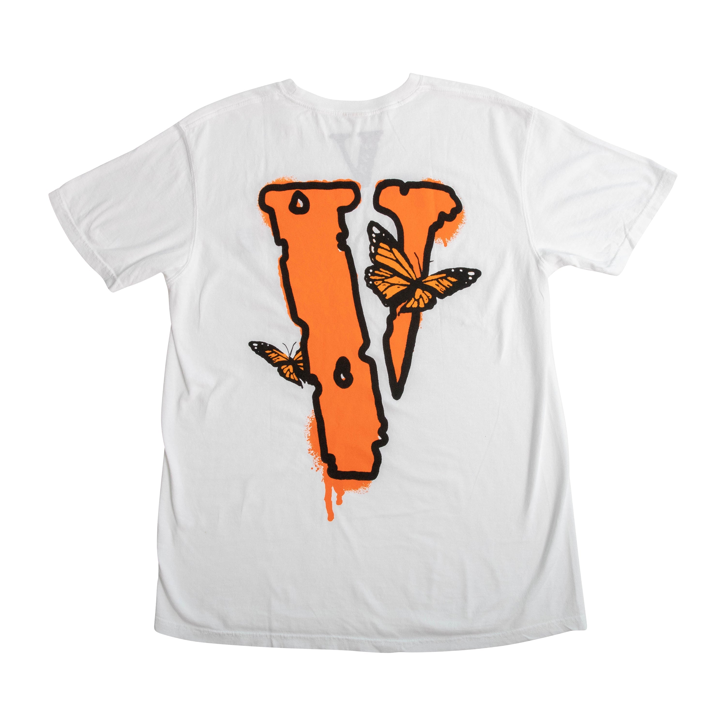 Juice World X VLone Butterfly Print T-Shirt White