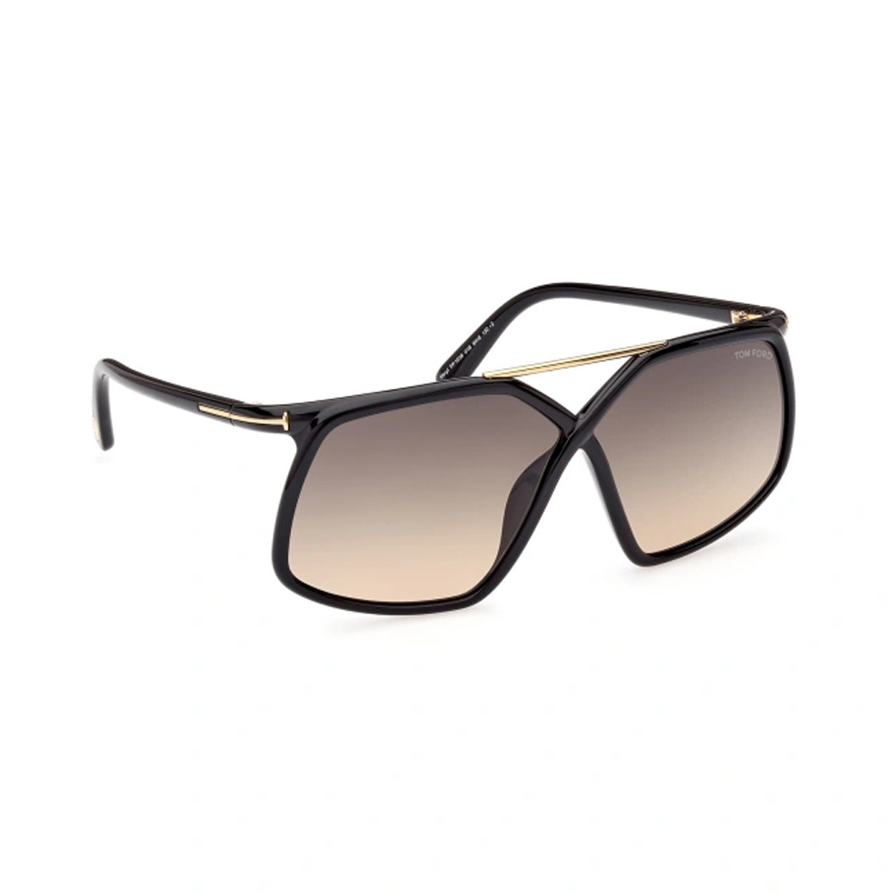 TOM FORD MERYL FT1038 01B SUNGLASSES - Gradient Smoke