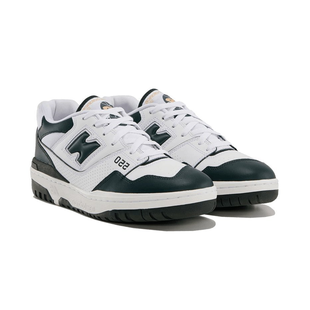 New Balance 550 White Dark Green