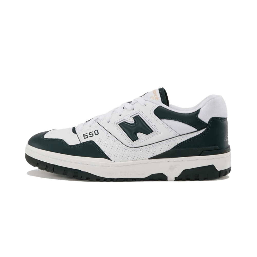 New Balance 550 White Dark Green