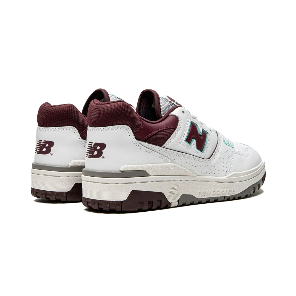 New Balance 550 Burgundy Cyan