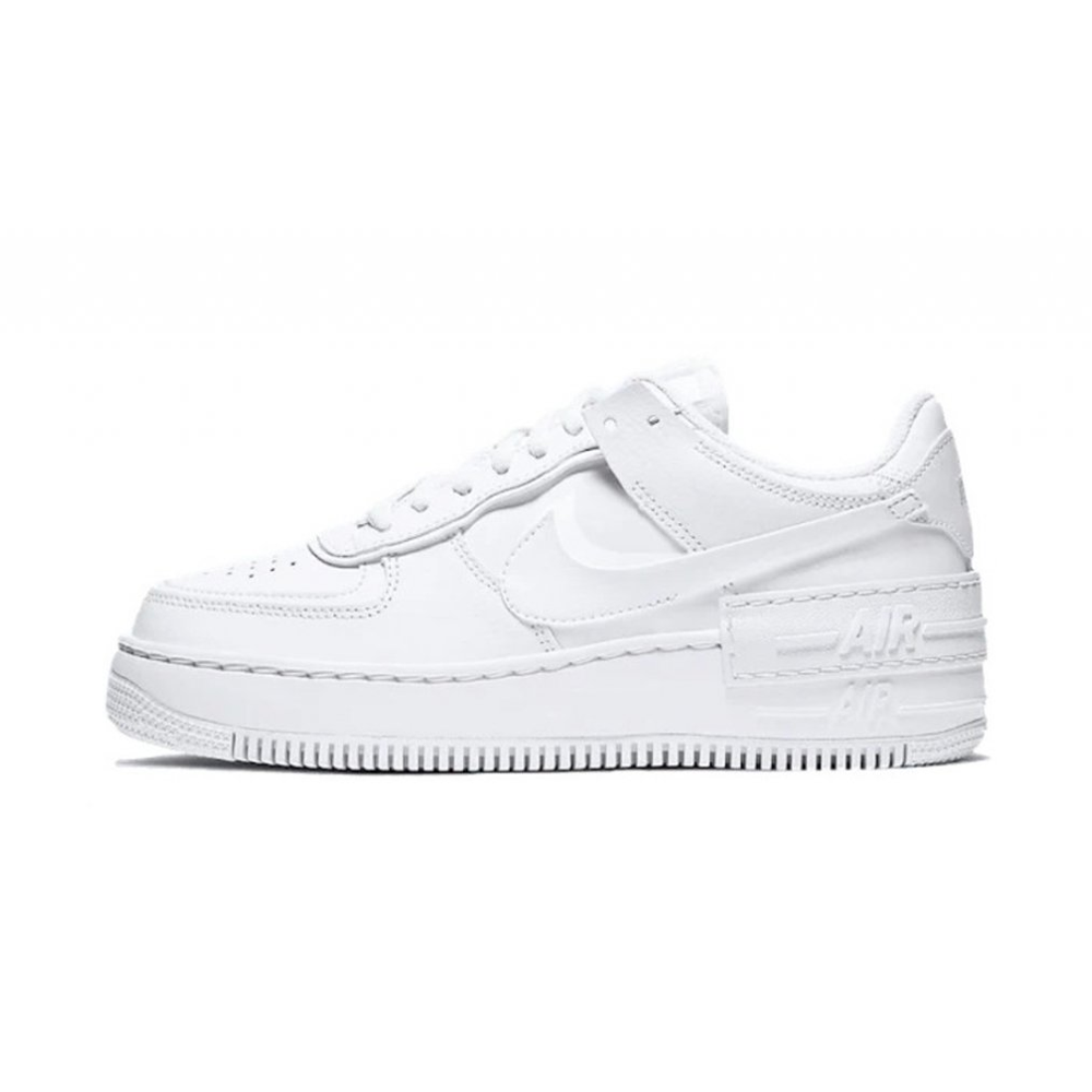 Nike Air Force 1 Low Shadow Triple White (WMNS)