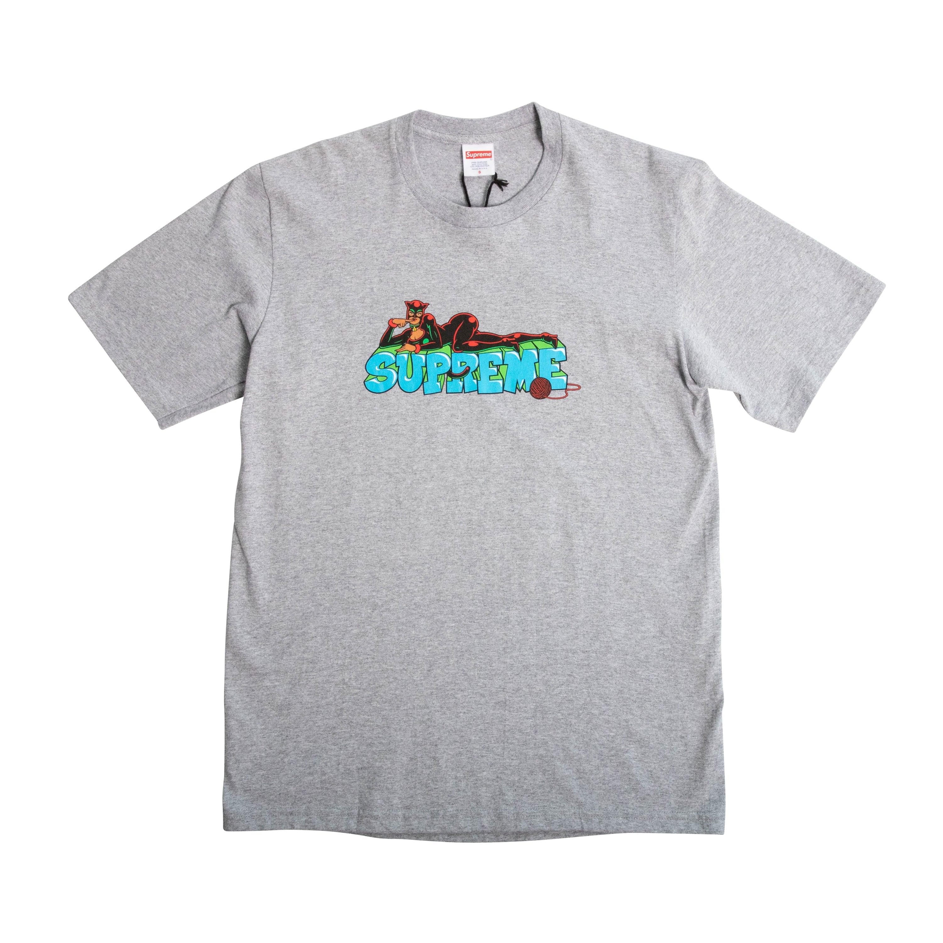 Supreme Catwoman Tee Heather Grey